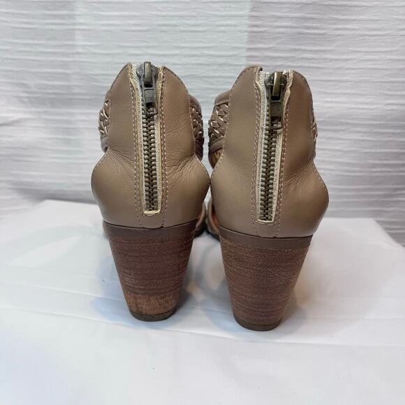 Sundance Nude Beige Strappy Sandals Made in Italy Size EU 38 | US 7.5 - 8 (S346) - Picture 4 of 7